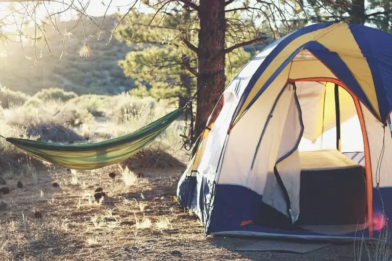 a camping tent