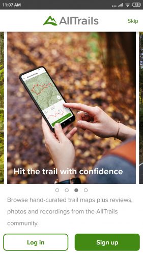 all trails app screeshot