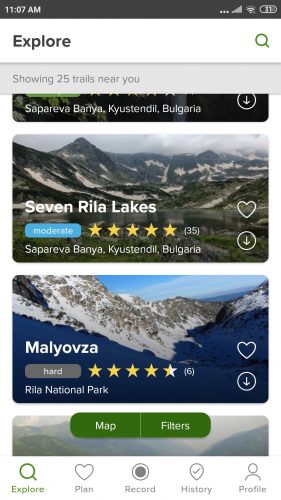 all trailsapp hiking trails near me