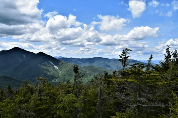 a view of the high peaks mountains