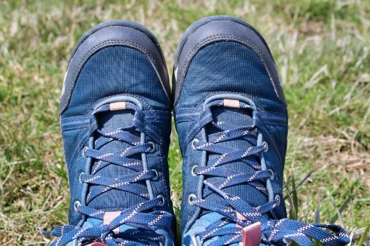 a pair of women's hiking boots