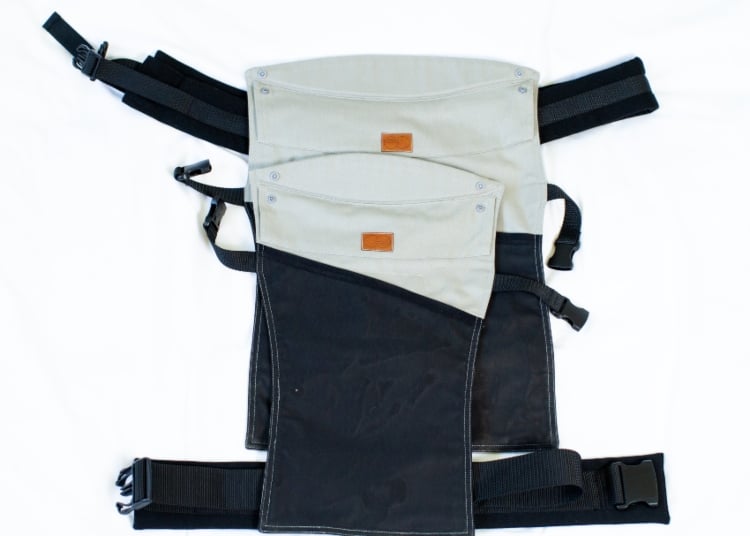 the co carrier hiking child carrier is slim and packable