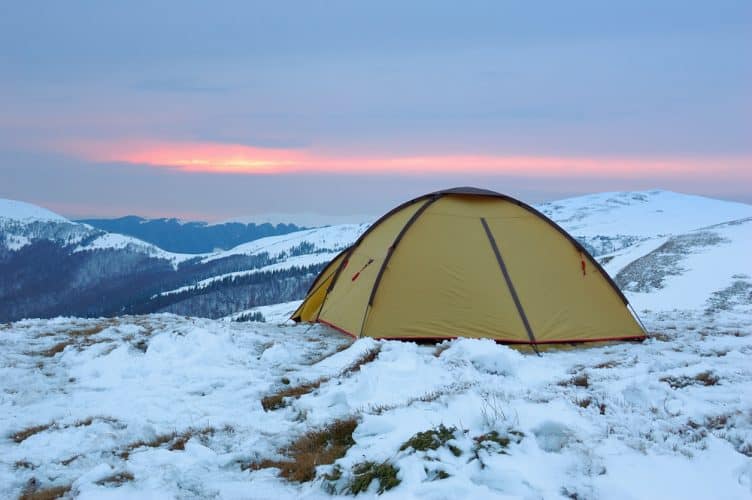 Winter camping