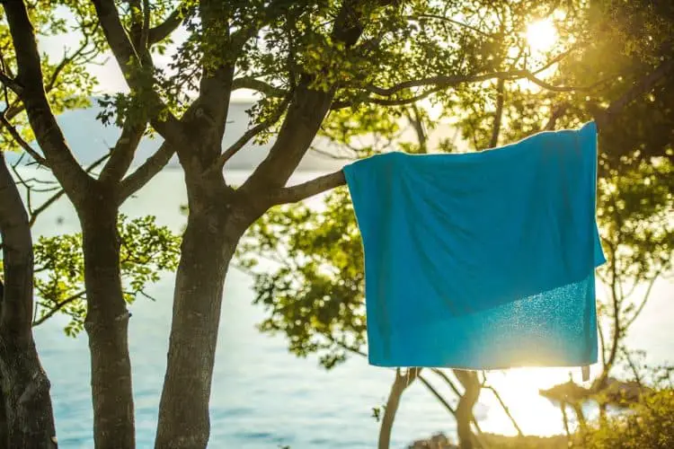 a camping towel