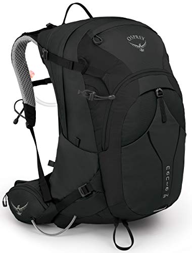 Osprey Manta 34 Men's Hiking Hydration Backpack, Black