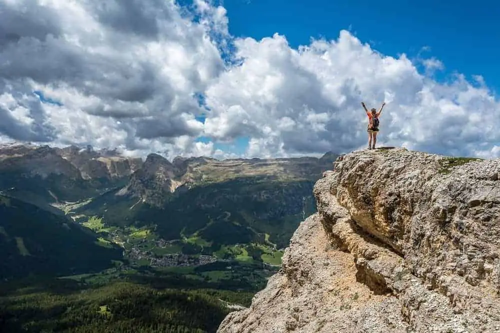 hiking alone