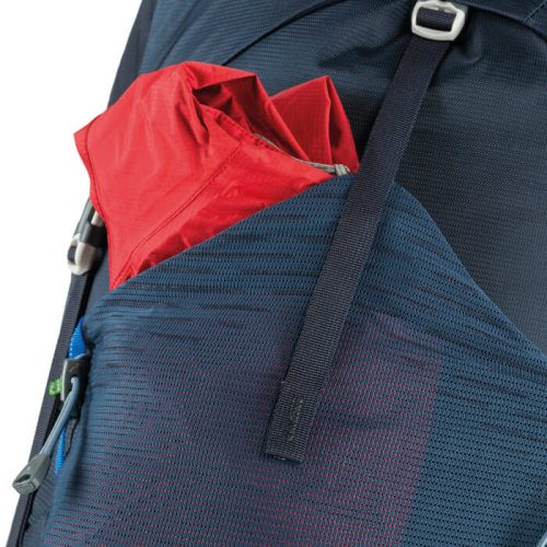 front mesh of a backpack