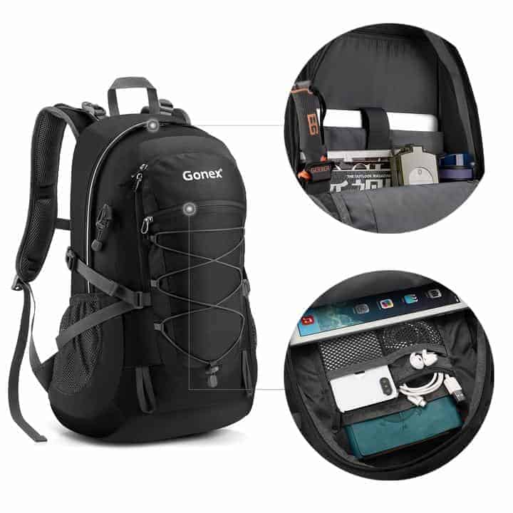 Gonex backpack storage space