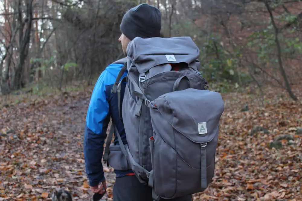 travel backpack with daypack