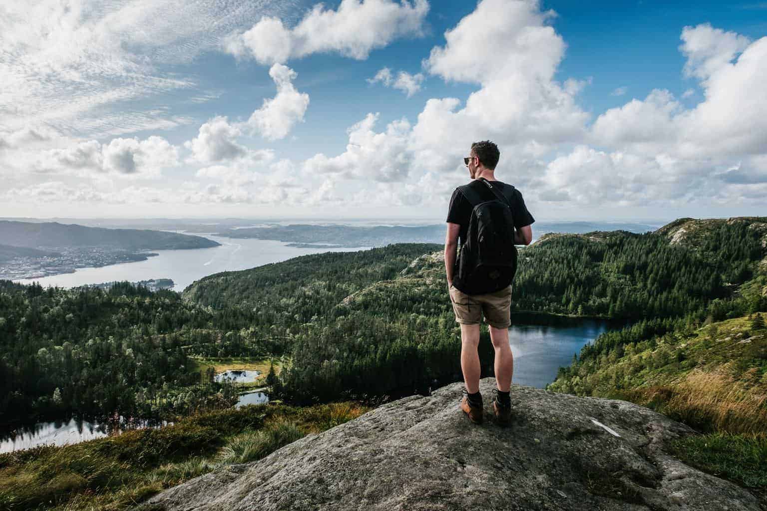 hiking alone