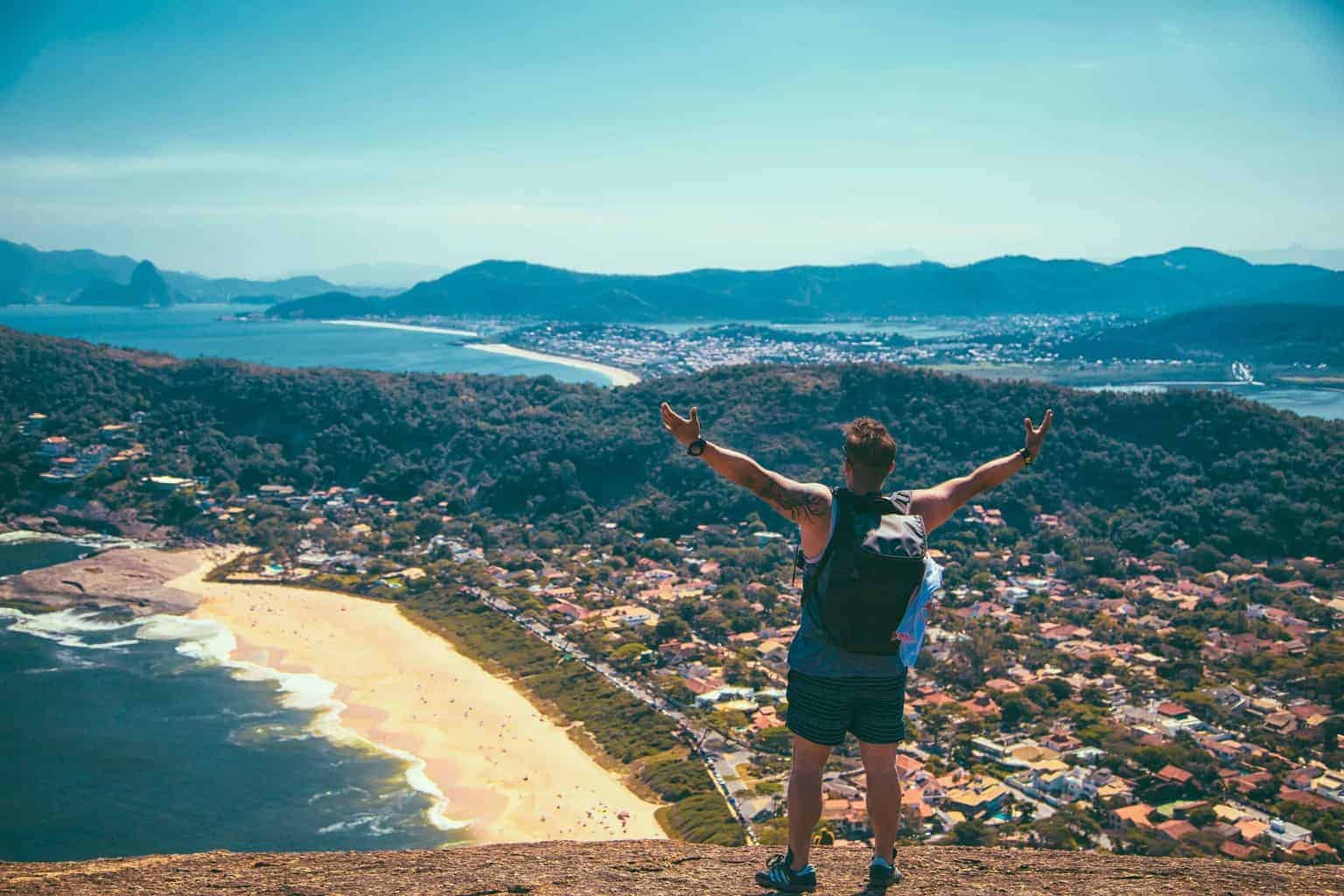 hiking trails with a beach