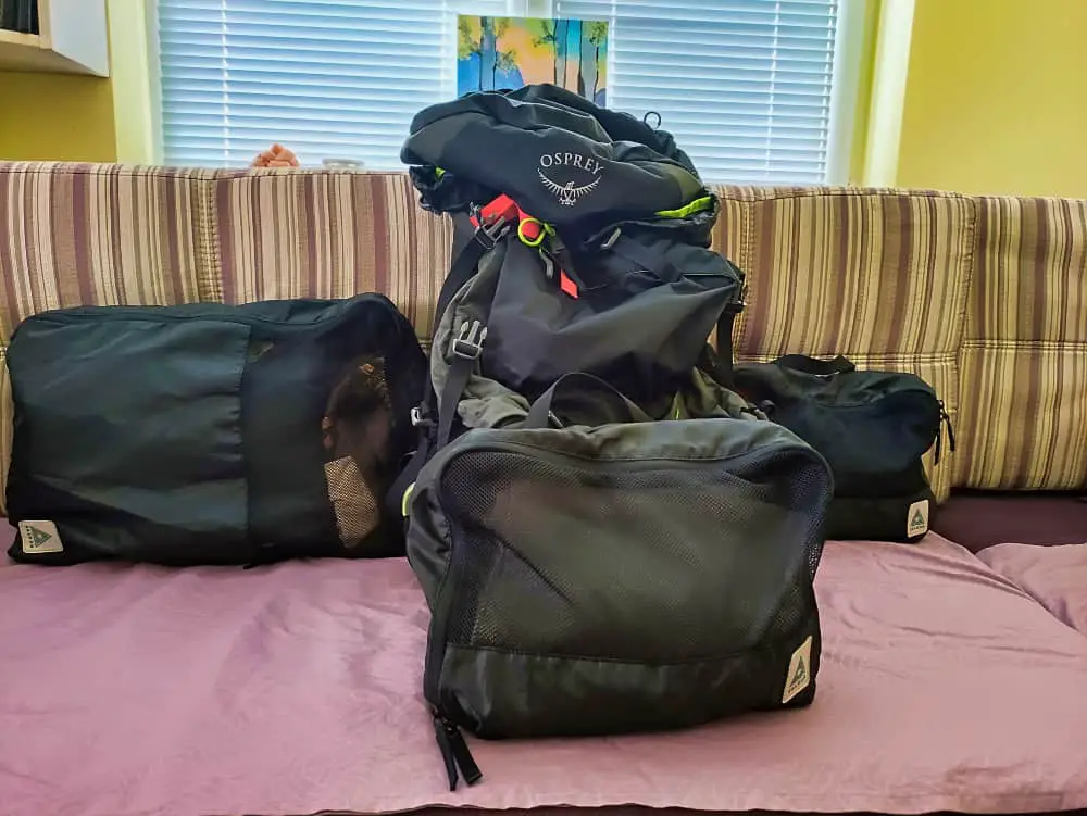 best packing cubes for hiking