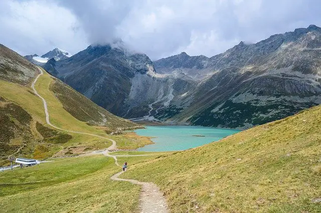 alpine mountain trail