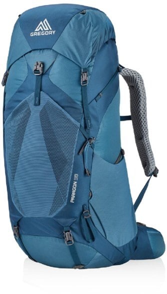 gregory paragon 58 L hiking backpack with sleeping bag compartment