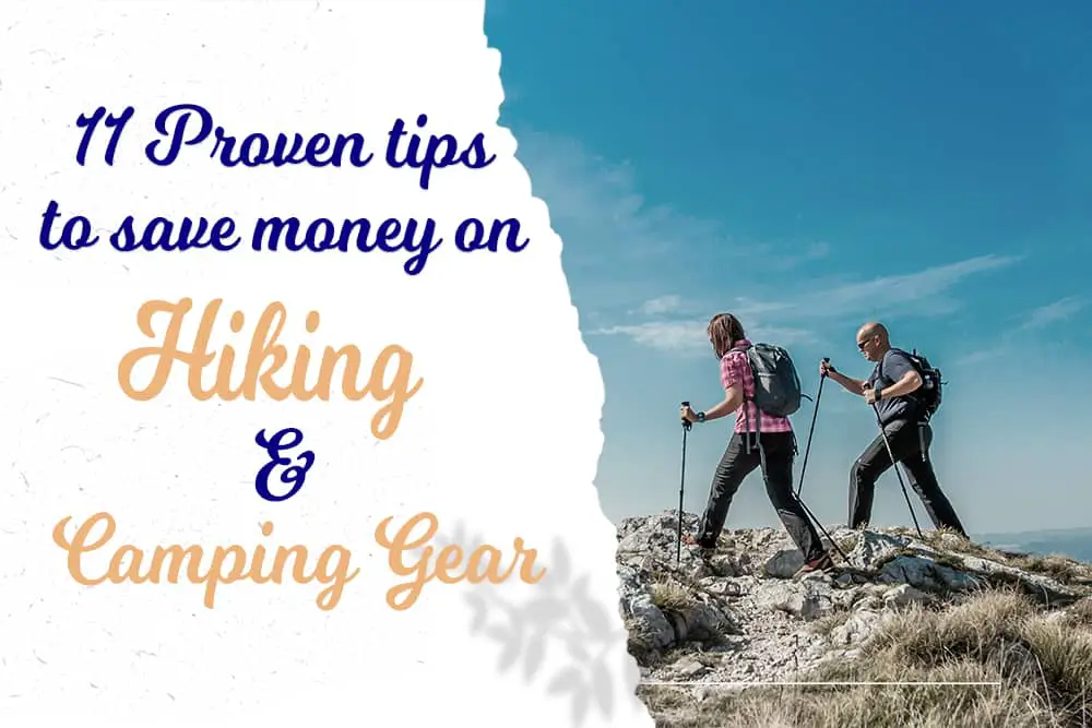 saving money on hiking and camping gear