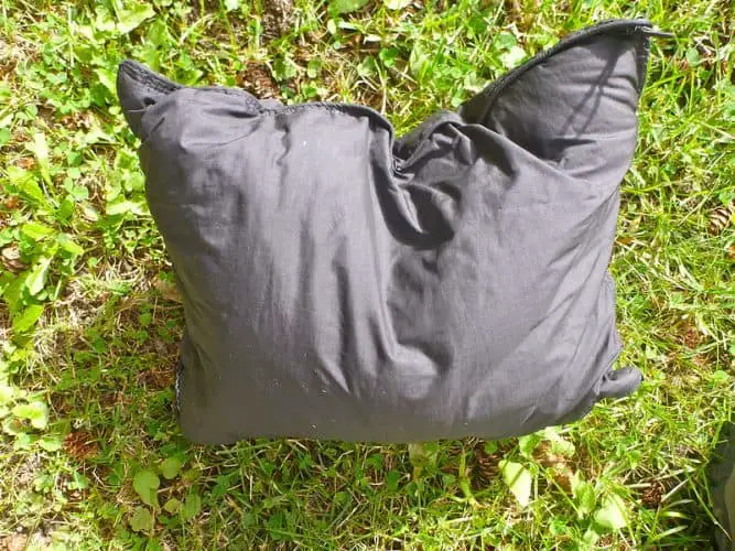 a camping pillow