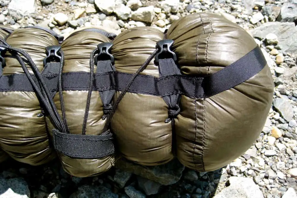 can you put a tent in a compression sack