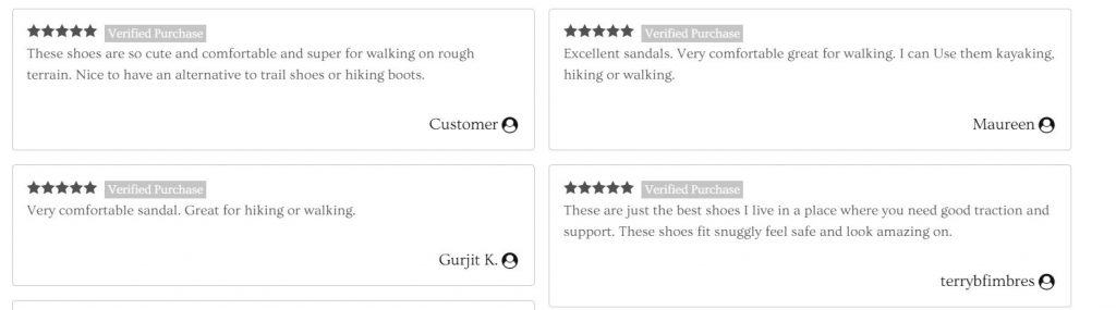 viakix sandals user feedback